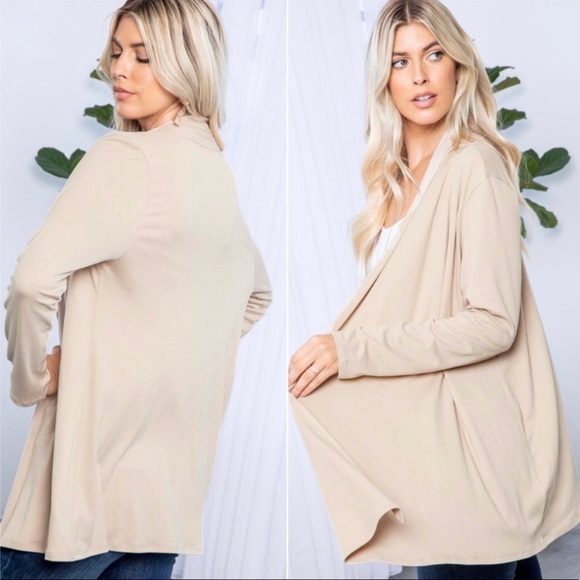 SALE! ❤️ Butter soft women’s open front versatile long sleeve cardigan fall top - Picture 2 of 3